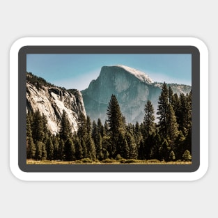 Half Dome from Cooks Meadow Sticker